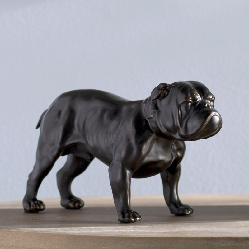 resin bulldog figurine